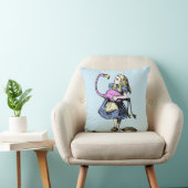 Coussin Alice au pays des merveilles Un livre sur le Fairy (Chaise)