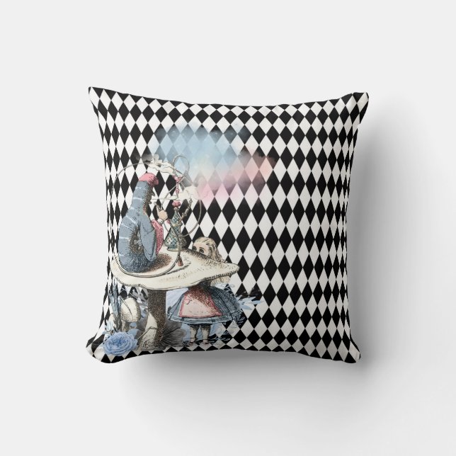 Coussin Alice et l'oreiller à lancer Caterpillar (Recto)