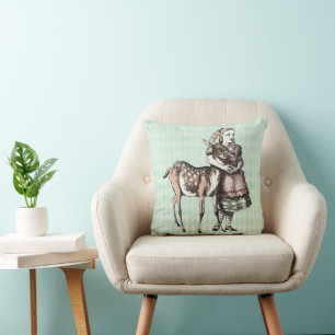 Coussin Alice et l'oreiller à lancer de la peste