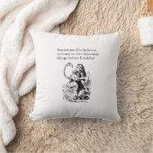 Coussin Alice, Six Choses Impossible (Couverture)