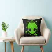 Coussin Alien Mignon Espoir Paix Amour Amusement Extraterr (Chaise)