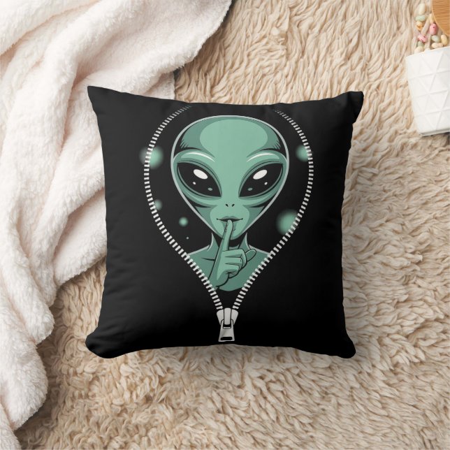 Coussin Alien Peeping (Couverture)