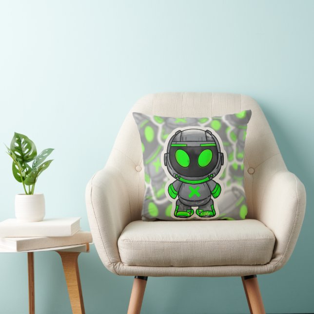 Coussin Alien robotique (Chaise)