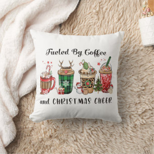 Coussin Alimenté par Café et Noël
