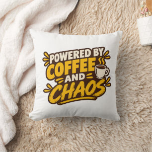 Coussin Alimenté par le Café et le Chaos