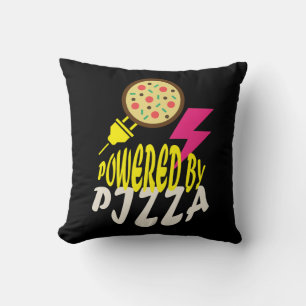 Coussin Alimenté par Pizza – Conception amusante pour les