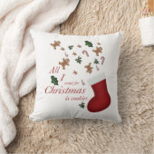 Coussin all i wanted for christmas is cookie (Couverture)