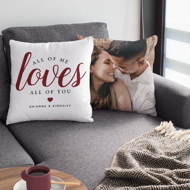 Coussin 'All of Me LOVES All You' (Créateur téléchargé)