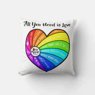 Coussin All You Need is Love