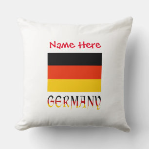 Coussin Allemagne Drapeau allemand Rouge Personnalisation