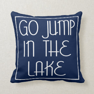 Coussin Aller Sauter Dans Le Lac
