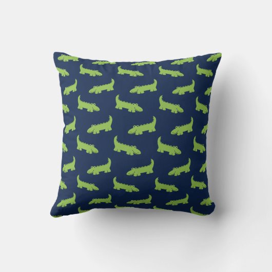 Coussin Alligator mignon (Verso)