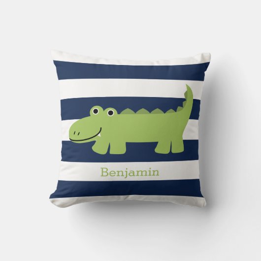 Coussin Alligator mignon (Recto)