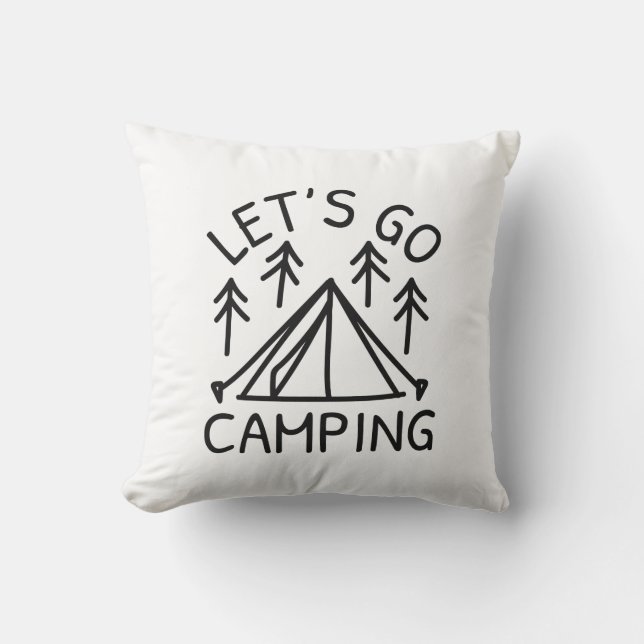 Coussin Allons camper (Recto)