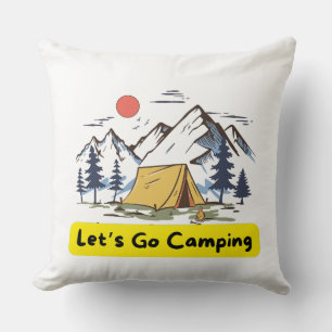 Coussin Allons en Camping