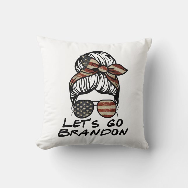 Coussin Allons-y Brandon, Allons-y Brandon  (Recto)
