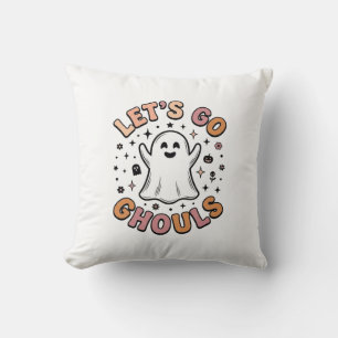 Coussin Allons-y les fantômes Halloween Mignon Fantôme