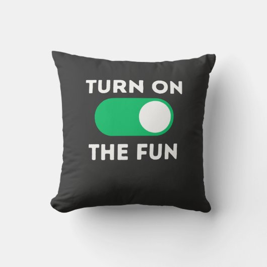 Coussin Allumez le plaisir (Recto)