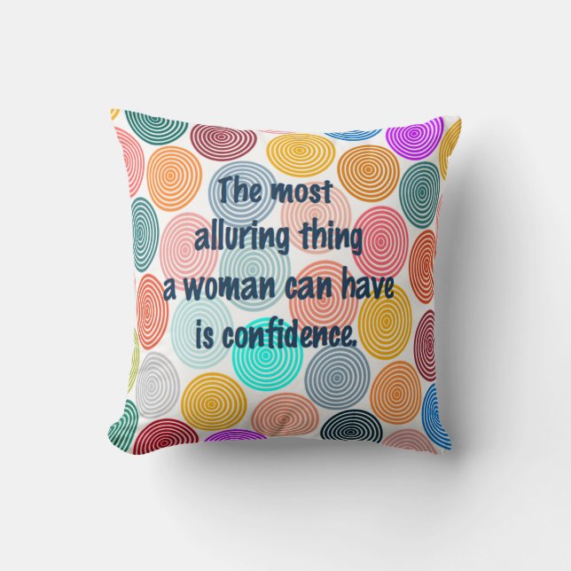 Coussin Alluring Woman (Recto)