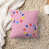 Coussin Almofada 40,6 cm x 40,6 cm Mãos (Couverture)