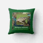 Coussin Almofada 40,6 cm x 40,6 cm Sapo (Verso)