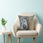 Coussin Almofada Cavalo em Aquarela (Chaise)