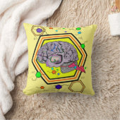 Coussin Almofada Cérebro Psicodélico (Couverture)