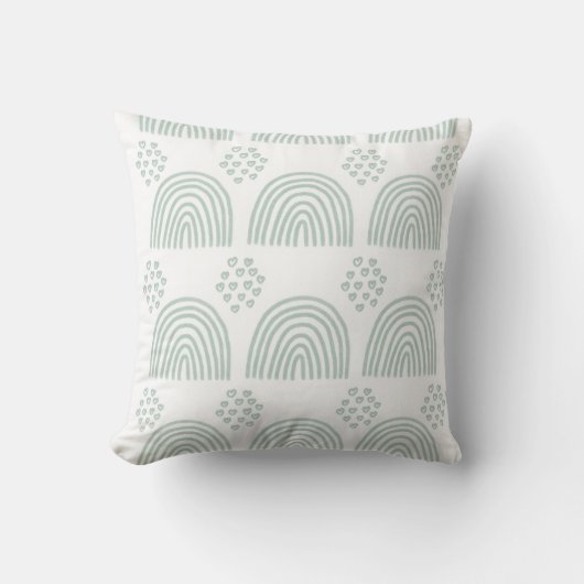 Coussin Almofada Decorativa Arco-Íris Azul (Recto)