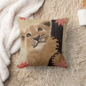 Coussin almofada filhote de leão brincando (Couverture)