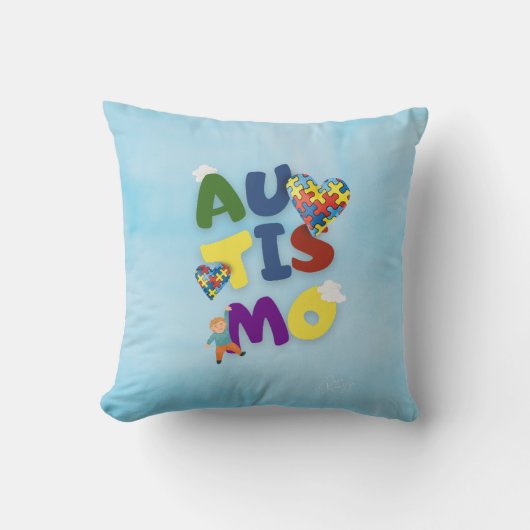 Coussin Almofada Mãe de Autista (Recto)