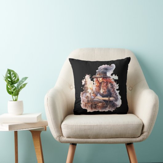Coussin Almofada (Pillow) Halloween Steampunk (Chaise)