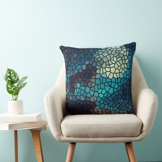 Coussin almofada quadrada  estilo vitral (Chaise)