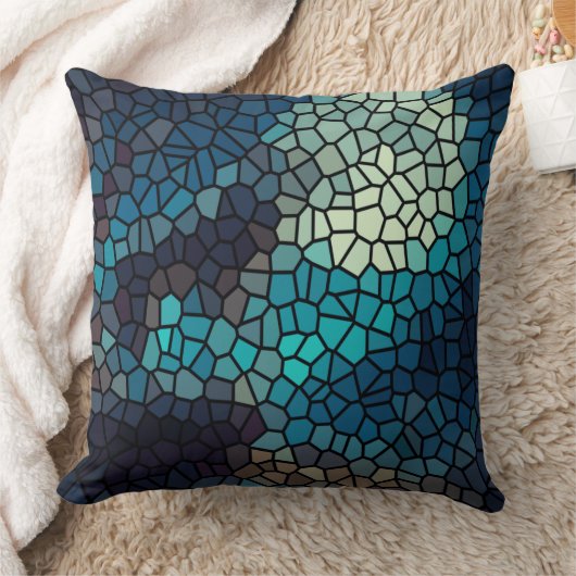 Coussin almofada quadrada  estilo vitral (Couverture)