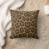 Coussin Almofada Textura e Padrão de Pele de Leopardo (Couverture)