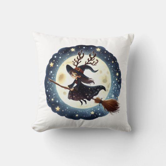 Coussin Almofada Viagem da Bruxa Natalina (Recto)