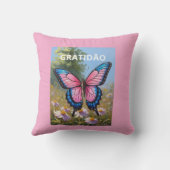 Coussin Almofadas Decorativas Borboleta (Verso)