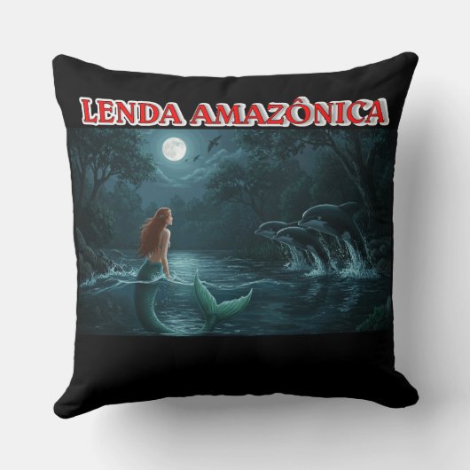 Coussin almofadas lenda amazônica (Verso)
