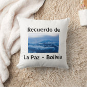 Coussin Almohada recuerdo de La Paz (Couverture)