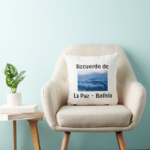 Coussin Almohada recuerdo de La Paz (Chaise)