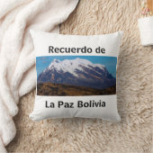 Coussin Almohada recuerdo de La Paz (Couverture)
