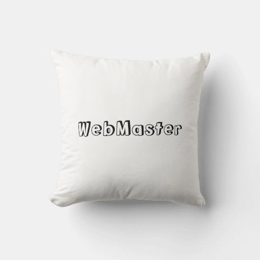 Coussin Almohada WebMaster (Recto)