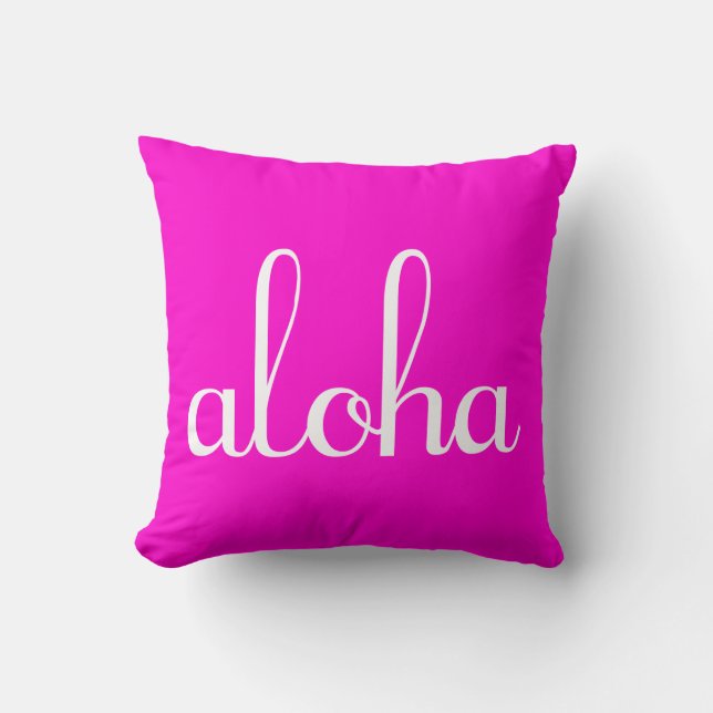 Coussin Aloha ! (Recto)