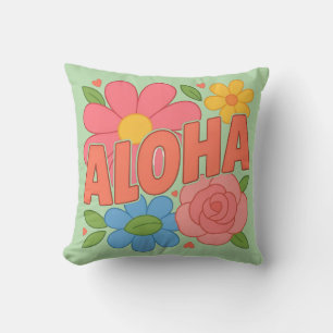 Coussin Aloha Floral Conception de Fleur Tropicale Migno