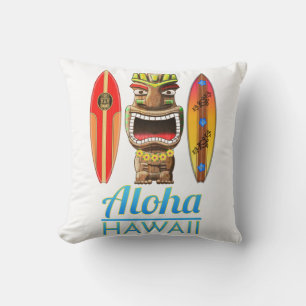 Coussin Aloha Hawaii Hawaii Tiki Surf
