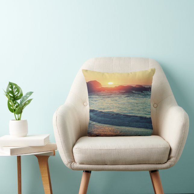 Coussin Alors que le soleil se couche...... (Chaise)