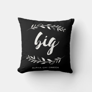 Coussin Alpha guirlande d'Omega de Chi grande
