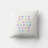 Coussin alphabet anglais (Recto)