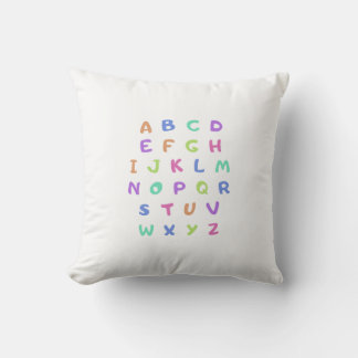 Coussin alphabet anglais