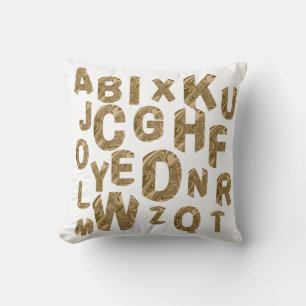 Coussin alphabet attrayant motif ABC 