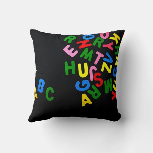 Coussin Alphabet de l'oreiller (Verso)